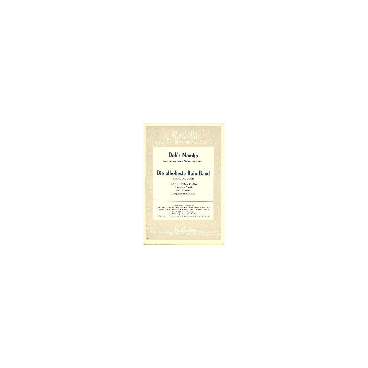 Dobs Mambo und Die allerbeste Baio-Ban: box