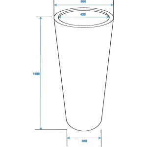 Europalms Leichtsin ELEGANCE-110, braun, glänzend