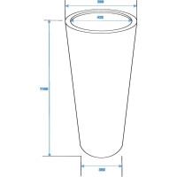 Europalms Leichtsin ELEGANCE-110, braun, glänzend