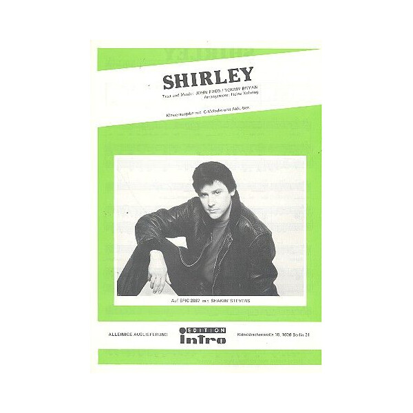 Shirley: Einzelausgabe Gesang und