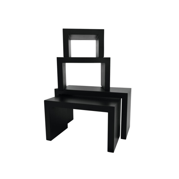 Europalms Leichtsin DEKOTISCHSET, schwarz