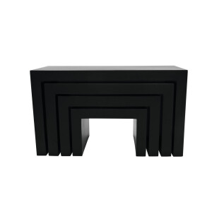 Europalms Leichtsin DEKOTISCHSET, schwarz