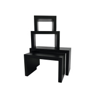 Europalms Leichtsin DEKOTISCHSET, schwarz