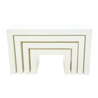 Europalms Leichtsin DEKOTISCHSET, weiß