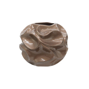 Europalms Designübertopf BUBBLE-35, braun