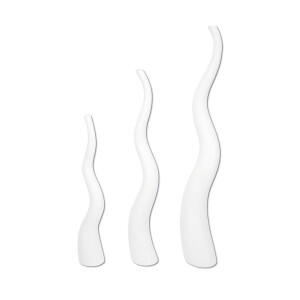 Europalms design vase WAVE-125, white