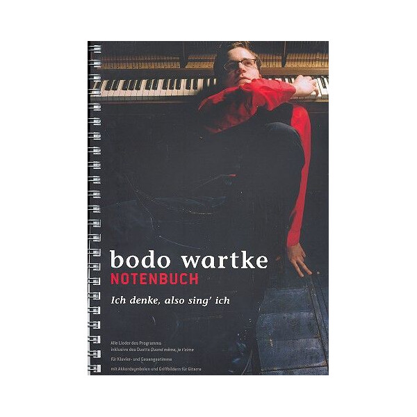 Ich denke also sing ich: Notenbuch
