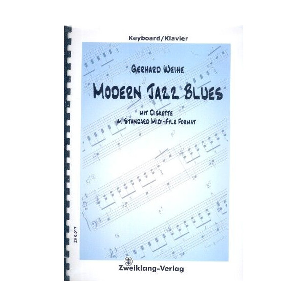 Modern Jazz Blues (+Midifiles): für
