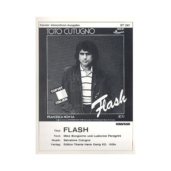 Flash: für Klavier/Gesang/Gitarre