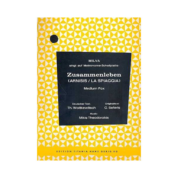 Zusammenleben: für Klavier