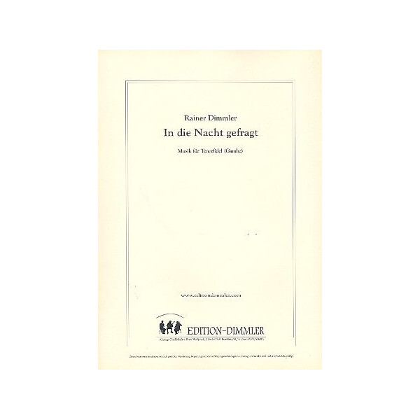 In die Nacht gefragt für Tenorfidel