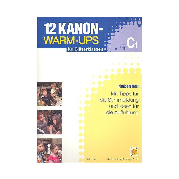 12 Kanon-Warm-Ups: für Bläserklassen