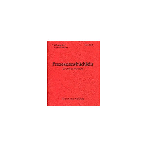 Prozessionsbüchlein der Diözese Würzburg