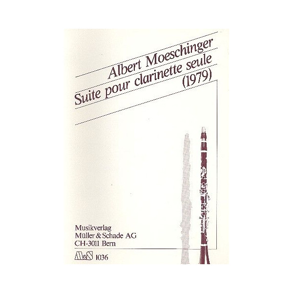Suite pour clarinette seule
