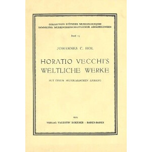 Horatio Vecchis weltliche Werke