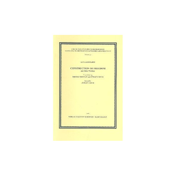 Construction of Freedom and other