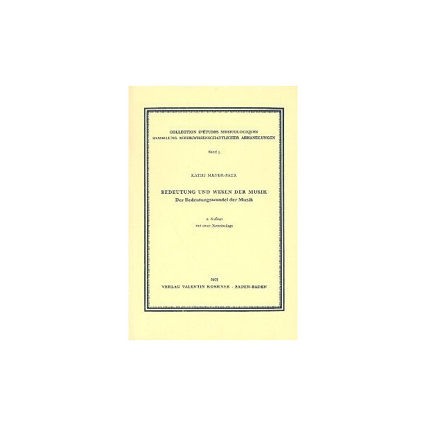 Bedeutung und Wesen der Musik