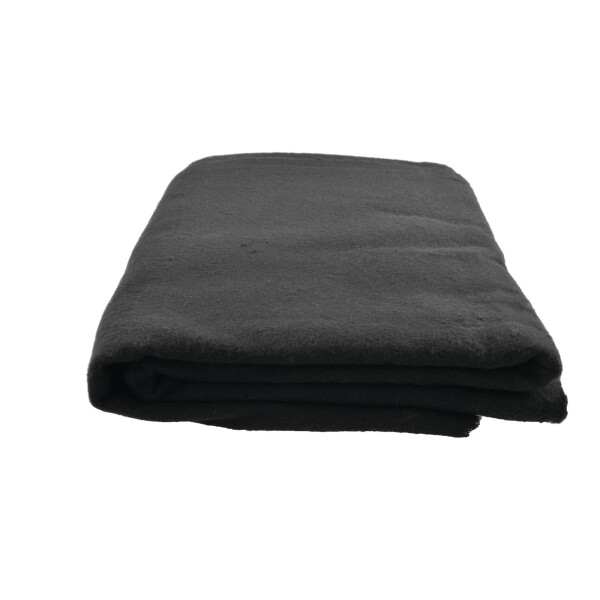 Europalms Molton schwarz 300x100cm