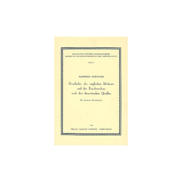 Geschichte des englischen Diskants