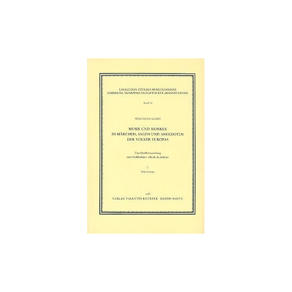 Musik und Musiker in Märchen, Sagen