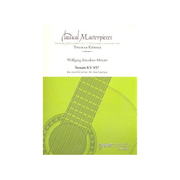 Sonate KV457 für 2 Gitarren