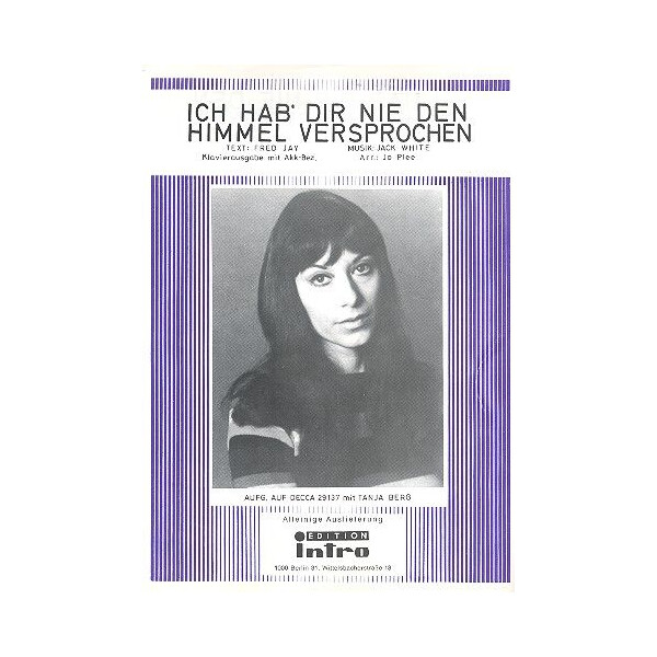 Ich hab dir nie den Himmel versprochen: