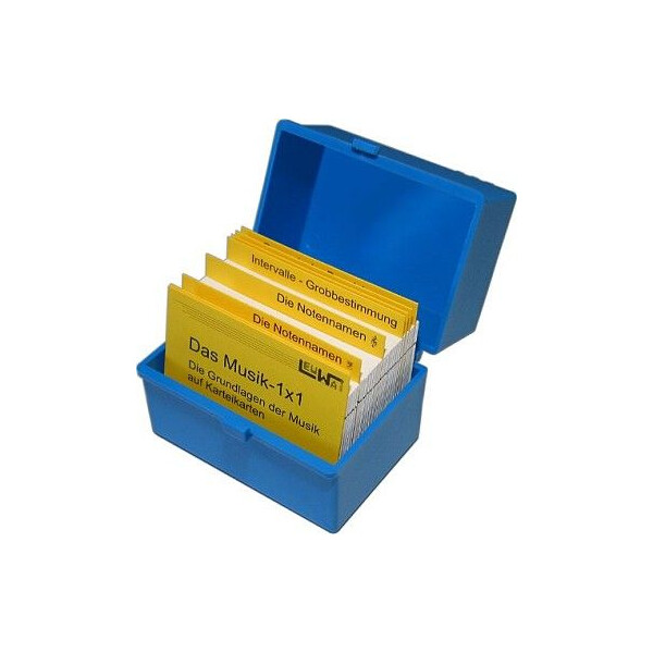 Das Musik 1x1 Lernkarten im Karteikasten