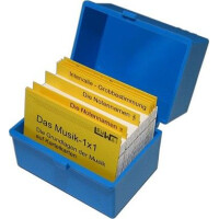 Das Musik 1x1 Lernkarten im Karteikasten