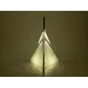 Europalms Stativsegel weiß zweiseitig