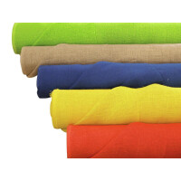 Europalms Dekostoff, Rupfen, blau, 130cm