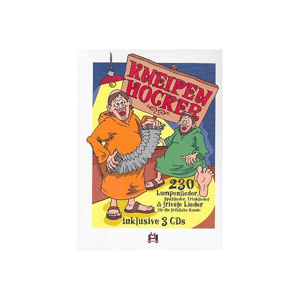 Kneipenhocker (+3 CDs): Liederbuch