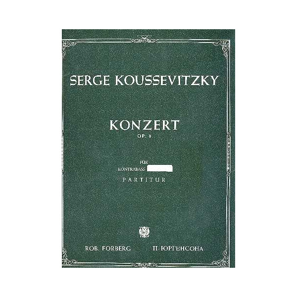 Konzert fis-Moll op.3 für Kontrabass