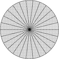 Europalms Dekonetz, Kreis, 1200cm