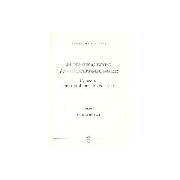 Konzert für Altposaune und Streichorchester