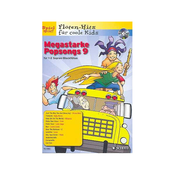 Megastarke Popsongs Band 9 (+CD):