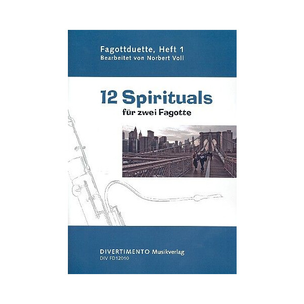 12 Spirituals: für zwei Fagotte