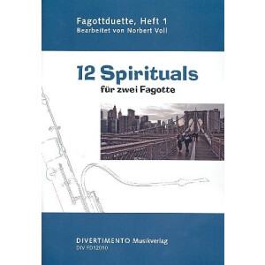 12 Spirituals: für zwei Fagotte