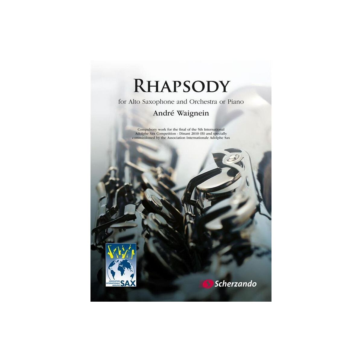 Rhapsody for alto saxophone and