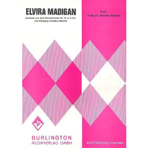 Elvira Madigan für Klavier