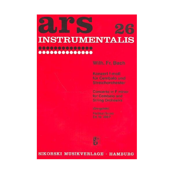 Konzert f-Moll für Cembalo (Klavier) und