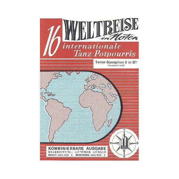 Weltreise in Noten - 16 internationale Tanzpotpourris