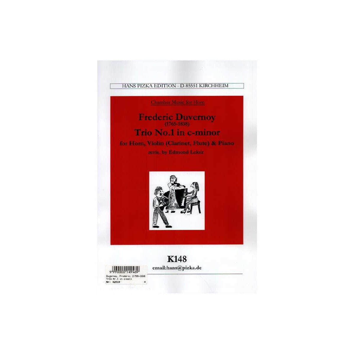 Trio c-Moll Nr.1 für Violine (Flöte,