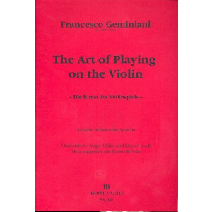 The Art of Playing on the Violin