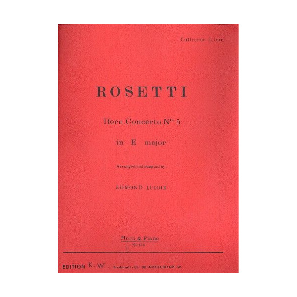Konzert E-Dur Nr.5 für Horn und Orchester