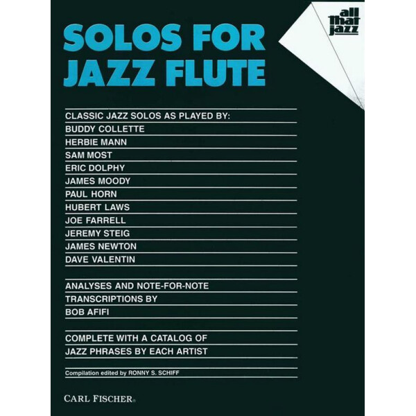 Solos for Jazz Flute: Analyses