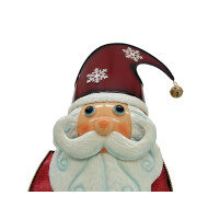 Europalms Santa Claus, metal, 195cm, red