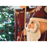 Europalms Santa Claus, metal, 195cm, red