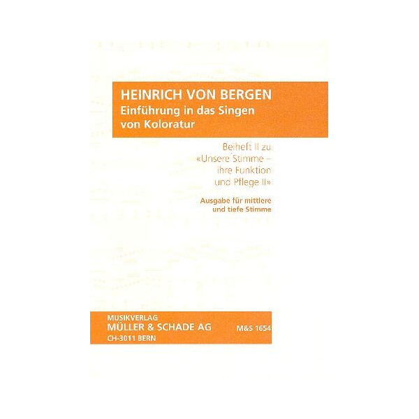 Einführung in das Singen von Koloratur für tiefe Stimme