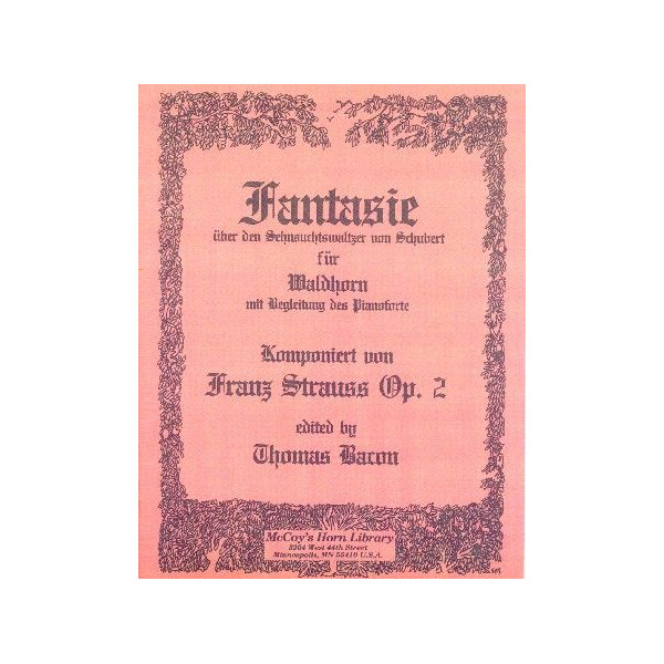 Fantasie über den Sehnsuchtswalzer von Schubert op.2