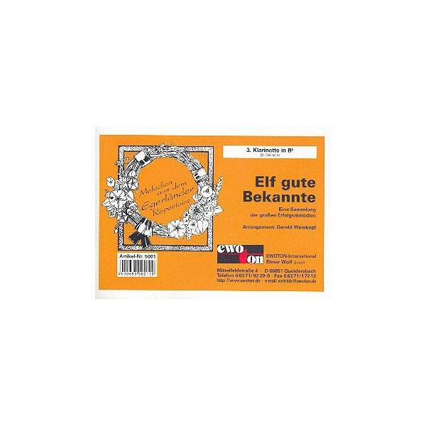 Mosch Welterfolge Band 6 - 11 gute Bekannte: